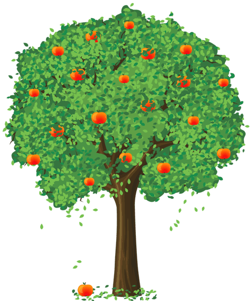 Painted Apple Tree Png Clipart - Apple Tree Png - Free Transparent PNG Clipart Images Download. - Transparent PNG Free Download | PNGio