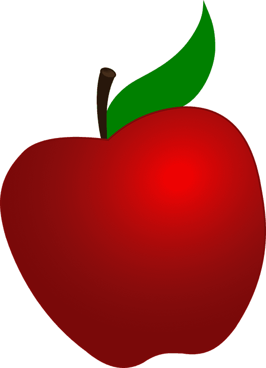 Cute Apple Cliparts - Snow White Apple - Free Transparent PNG Clipart Images Download. - Transparent PNG Free Download | PNGio
