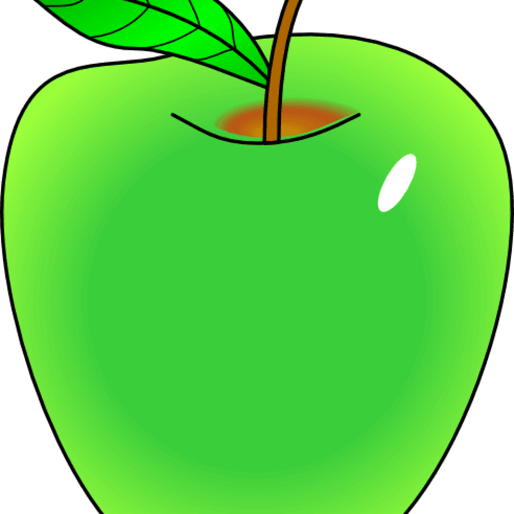 Green Apple Clipart Shaded Green Apple Clip Art At - Apple Clip Art - Free Transparent PNG Clipart Images Download. - Transparent PNG Free Download | PNGio