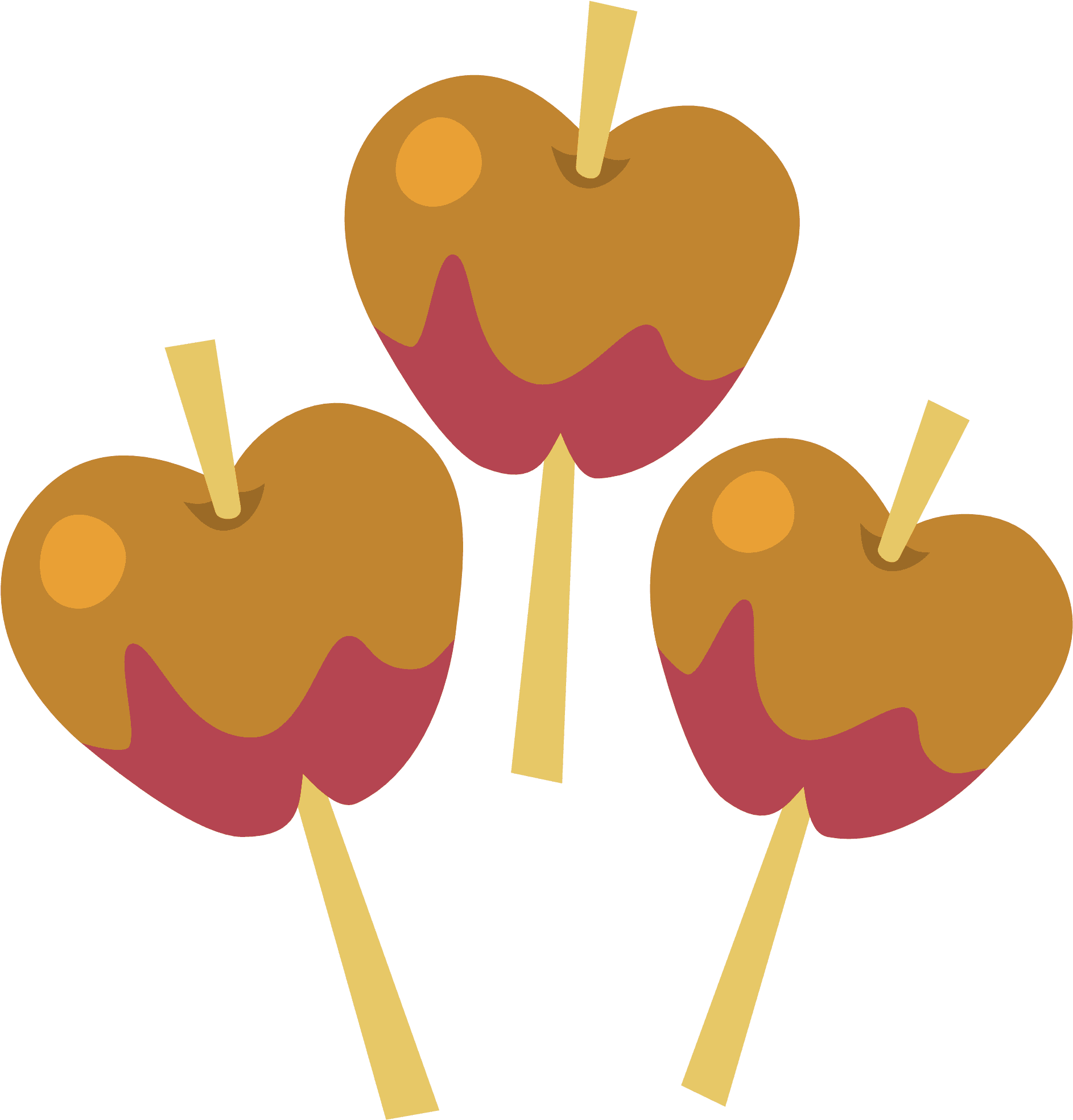 Clipart Of Caramel Apple Lolli - My Little Pony Cutie Mark Apple - Free Transparent PNG Clipart Images Download. - Transparent PNG Free Download | PNGio