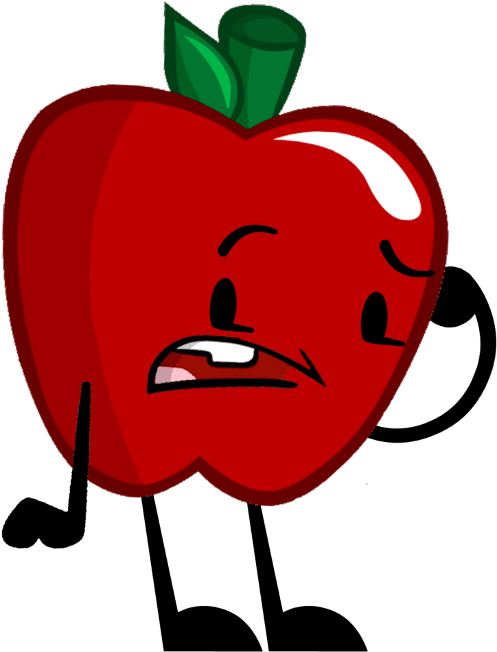 New Apple Pose - Inanimate Insanity 2 Apple - Free Transparent PNG Clipart Images Download. - Transparent PNG Free Download | PNGio