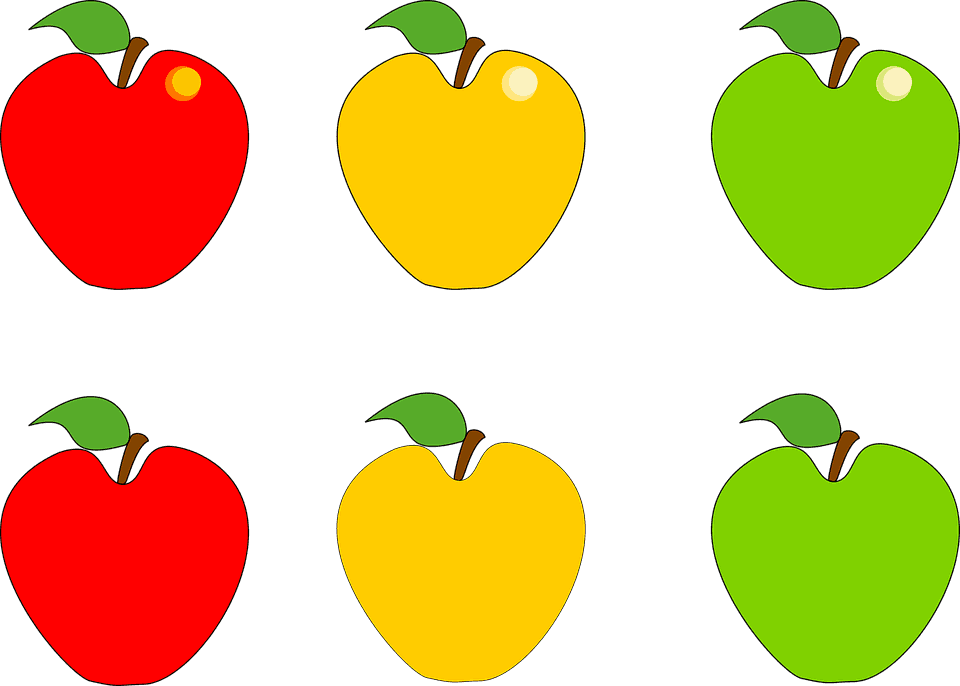 Apple Fruit Green Yellow Red - Red Green Yellow Apple Clipart - Free Transparent PNG Clipart Images Download. - Transparent PNG Free Download | PNGio