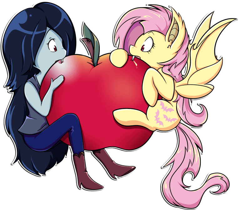 Adventure Time, Apple, Artist - Adventure Time Marceline Apple - Free Transparent PNG Clipart Images Download. - Transparent PNG Free Download | PNGio