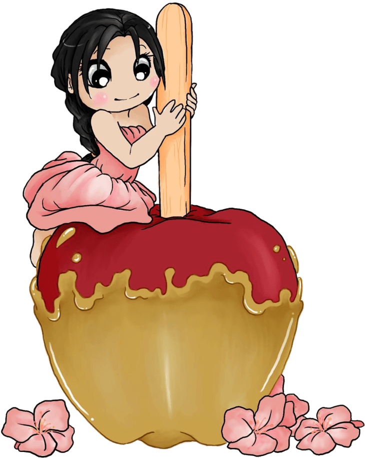 Caramel Apple By Art Forarts Sake - Drawing Of Caramel Candy Apple - Free Transparent PNG Clipart Images Download. - Transparent PNG Free Download | PNGio