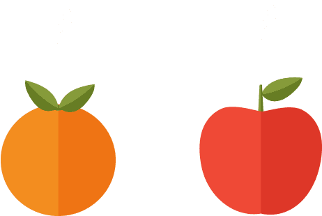 Apples To Oranges - Apples And Oranges Clipart - Free Transparent PNG Clipart Images Download. - Transparent PNG Free Download | PNGio