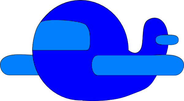 Blue Cartoon Airplane Clip Art - Blue Cartoon Plane - Free Transparent PNG Clipart Images Download. - Airplane Transparent PNG Free Download