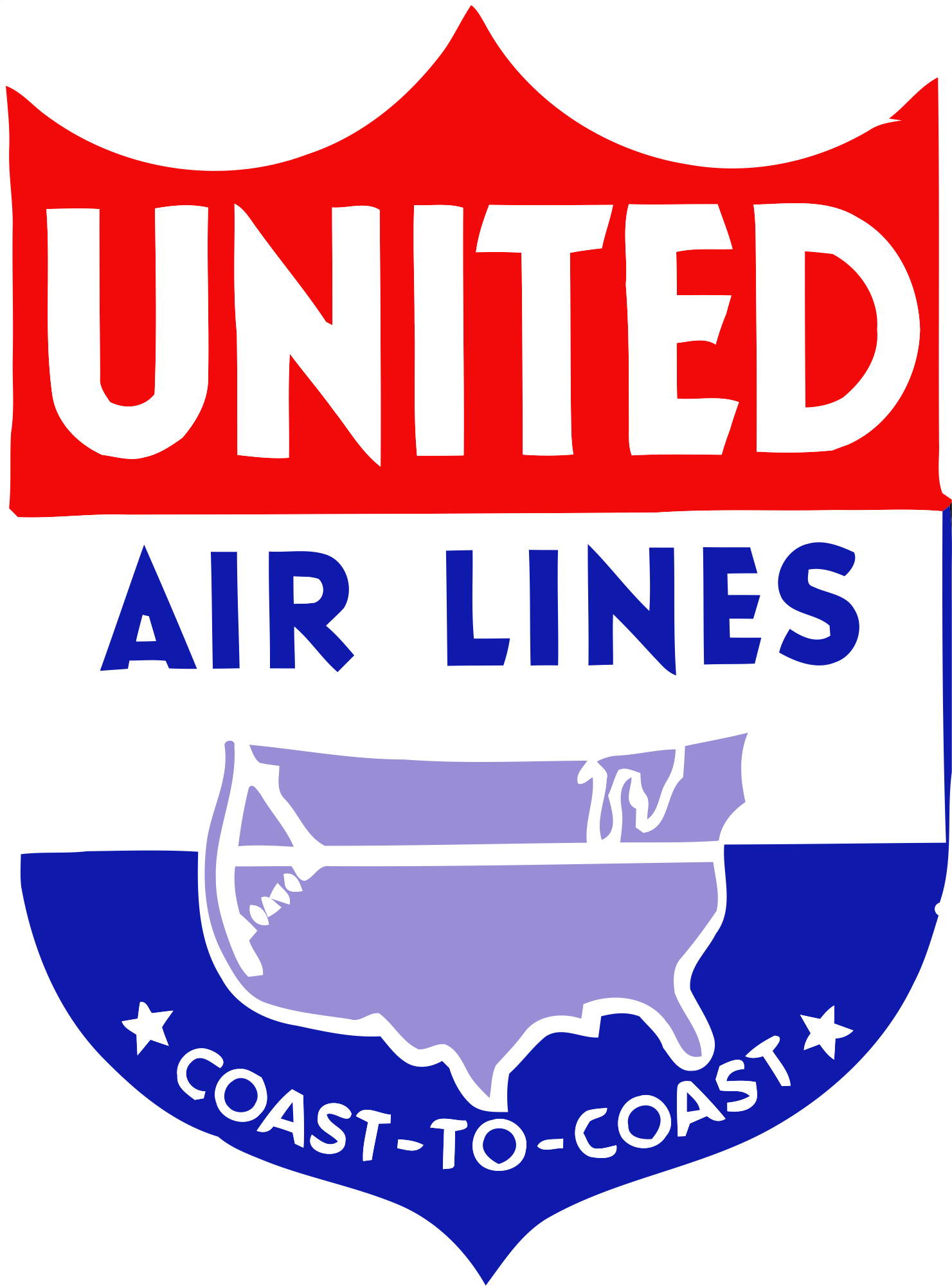 United Airlines Logopedia Fandom Powered By Wikia Rh - United Airlines - Free Transparent PNG Clipart Images Download. - Airplane Transparent PNG Free Download