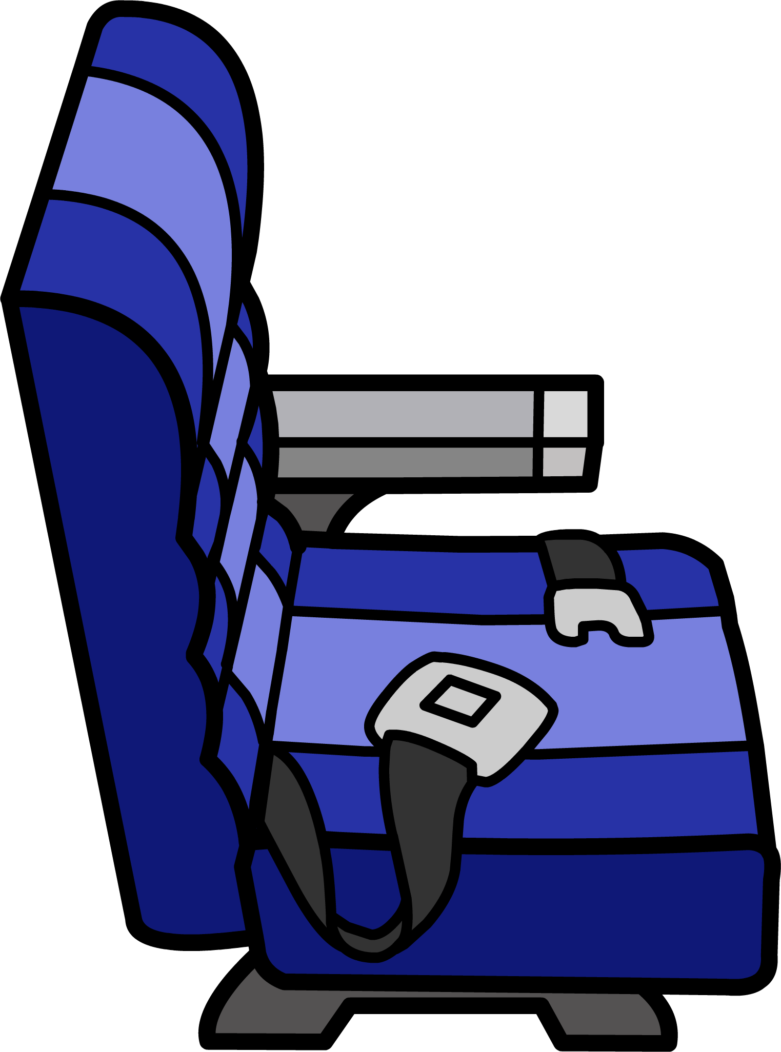 Airplane Seats Clipart - Airplane Seat Club Penguin - Free Transparent PNG Clipart Images Download. - Airplane Transparent PNG Free Download
