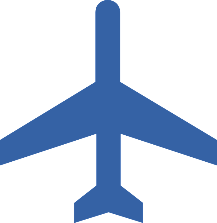 Airplane With Banner Clipart 5, Buy Clip Art - Plane Logo Blue - Free Transparent PNG Clipart Images Download. - Airplane Transparent PNG Free Download