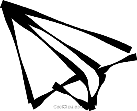 Paper Airplane Royalty Free - Бумажный Самолетик Пнг - Free Transparent PNG Clipart Images Download. - Airplane Transparent PNG Free Download