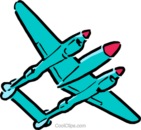 Cartoon Airplanes Royalty Free Vector Clip Art Illustration - Thunder And Lightning [book] - Free Transparent PNG Clipart Images Download. - Airplane Transparent PNG Free Download