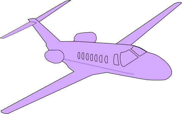Purple Clipart Airplane - Purple Airplane - Free Transparent PNG Clipart Images Download. - Airplane Transparent PNG Free Download