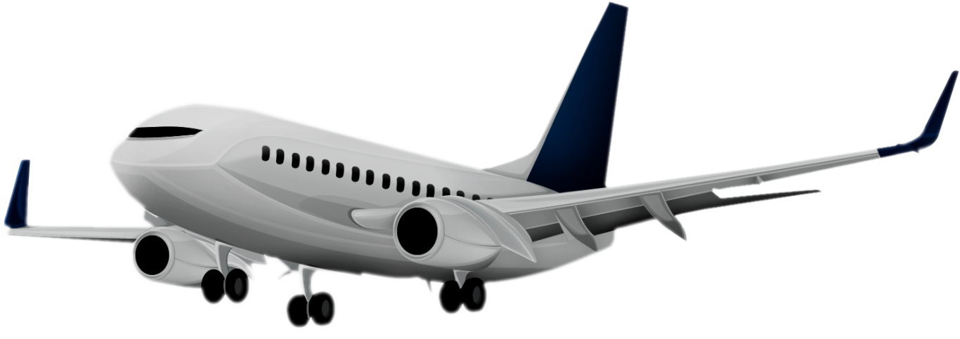 Airplane With Banner Png - Airplane White Background - Free Transparent PNG Clipart Images Download. - Airplane Transparent PNG Free Download