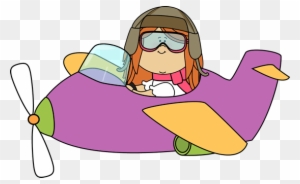 Airplane Pictures For Kids - Girl Flying Airplane Clipart - Free Transparent PNG Clipart Images Download. - Airplane Transparent PNG Free Download