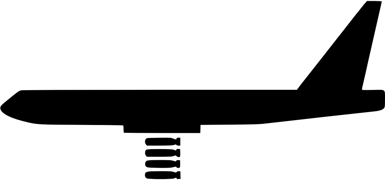Airplane Boeing B-52 Stratofortress Bomber Clip Art - Airplane Dropping Bombs Drawing - Free Transparent PNG Clipart Images Download. - Airplane Transparent PNG Free Download
