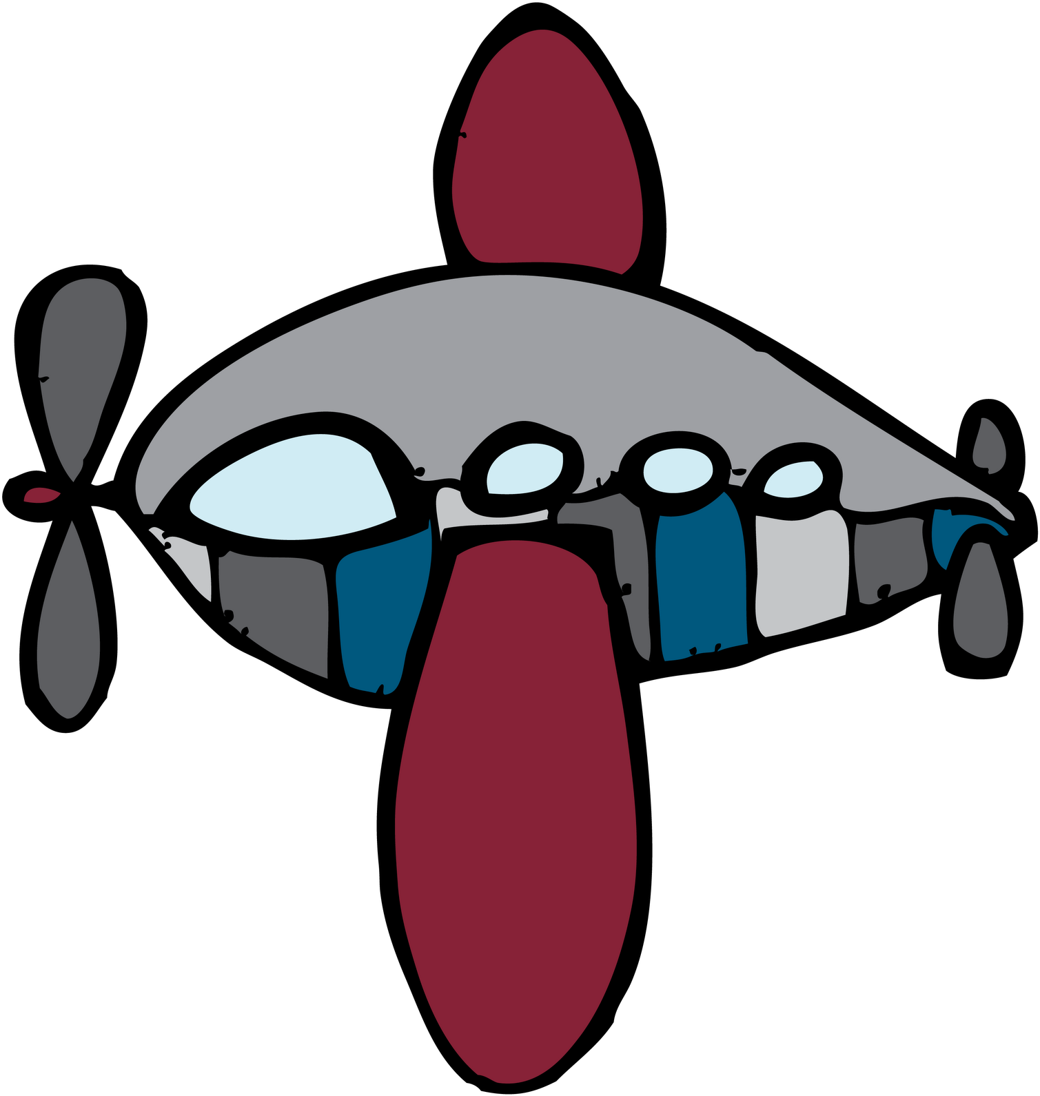 Our Kids Did An Amazing Job At The Aviation Expo - Melonheadz Airplane - Free Transparent PNG Clipart Images Download. - Airplane Transparent PNG Free Download