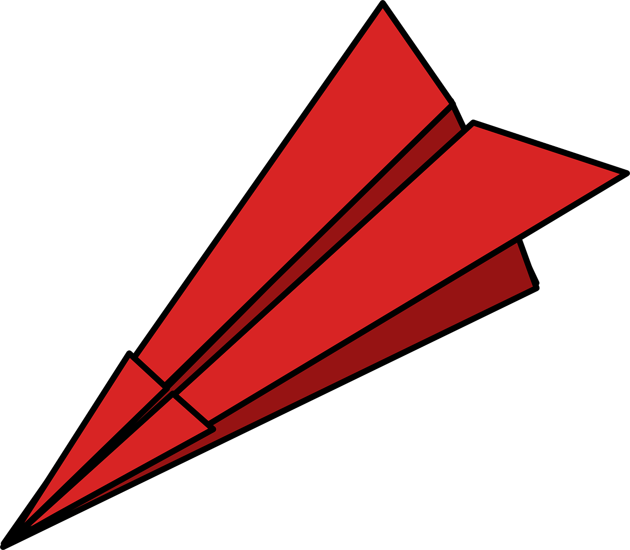 Papierflieger, Gefaltet, Papier Dart - Paper Airplane Clip Art - Free Transparent PNG Clipart Images Download. - Airplane Transparent PNG Free Download