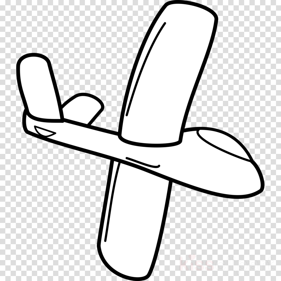 Outline Image Of Glider Clipart Airplane Glider Clip - Huellas De Perro Png - Free Transparent PNG Clipart Images Download. - Airplane Transparent PNG Free Download