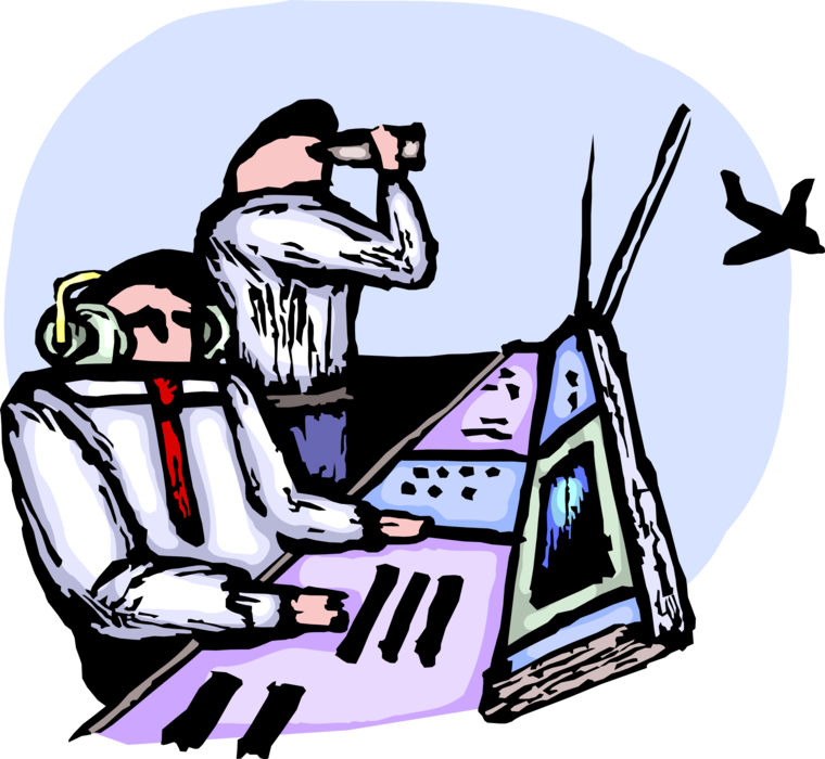 Vector Illustration Of Airport Terminal Air Traffic - Vector Illustration Of Airport Terminal Air Traffic - Free Transparent PNG Clipart Images Download. - Airplane Transparent PNG Free Download