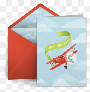 A Vintage-inspired Airplane Free Birthday Card - A Vintage-inspired Airplane Free Birthday Card - Free Transparent PNG Clipart Images Download. - Airplane Transparent PNG Free Download