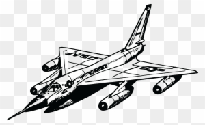 Free Clipart Of A Military Jet - Airplane Printable Coloring Pages - Free Transparent PNG Clipart Images Download. - Airplane Transparent PNG Free Download