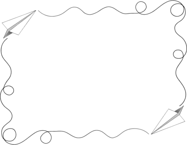 Download Airplane Page Border Clipart Airplane Borders - Paper Airplane Page Border - Free Transparent PNG Clipart Images Download. - Airplane Transparent PNG Free Download