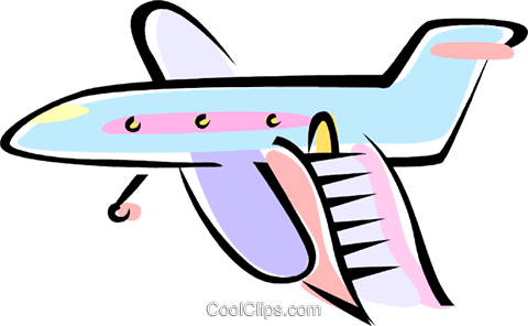 Commercial Airplane Royalty Free Vector Clip Art Illustration - Commercial Airplane Royalty Free Vector Clip Art Illustration - Free Transparent PNG Clipart Images Download. - Airplane Transparent PNG Free Download
