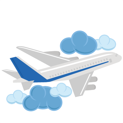 Airplane Svg Cutting Files For Scrapbooking Cute Files - Cute Travel Clipart - Free Transparent PNG Clipart Images Download. - Airplane Transparent PNG Free Download
