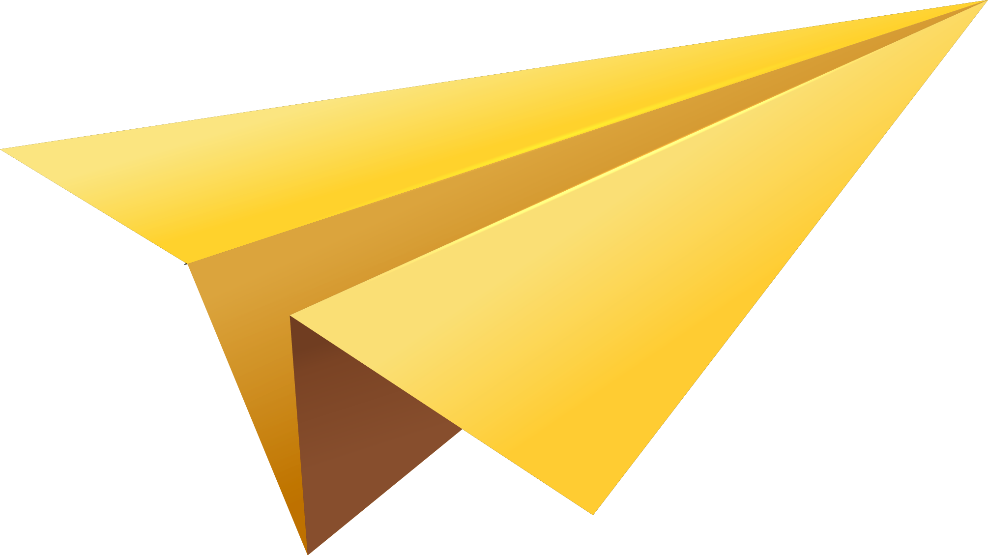 Paper Airplane Png - Yellow Paper Airplane Png - Free Transparent PNG Clipart Images Download. - Airplane Transparent PNG Free Download