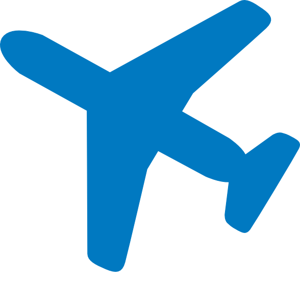 Airplane Clip Art At Clker Com Vector Online Royalty - Airplane Clipart Blue - Free Transparent PNG Clipart Images Download. - Airplane Transparent PNG Free Download