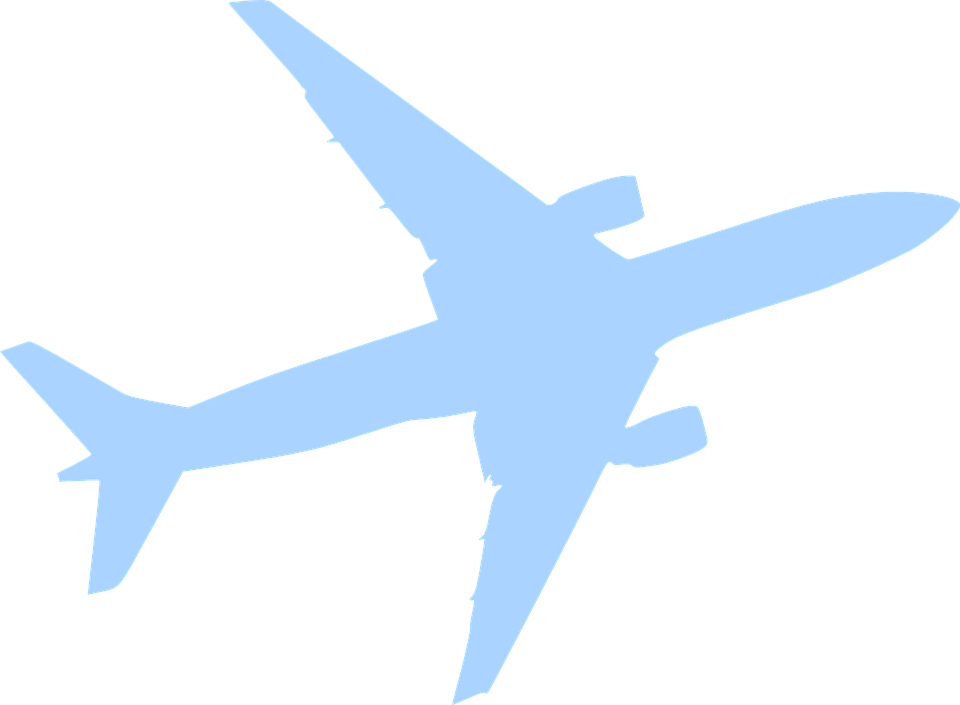 Airplane Clipart Turbine - Airplane Silhouette Blue Png Transparent PNG - 960x705 - Free Download on - Airplane Transparent PNG Free Download