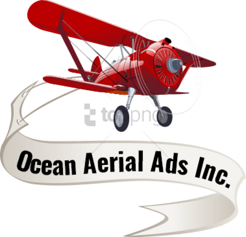 Free Png Airplane With Banner Png Image With Transparent - Ocean City Nj Plane Advertising Transparent PNG - 850x819 - Free Download on - Airplane Transparent PNG Free Download