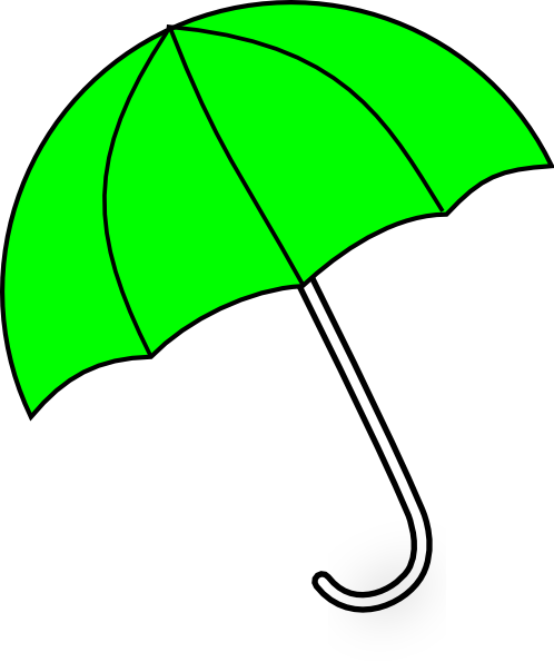 Apple Green Umbrella Clip Art At Clker - Clip Art Green Umbrella - Free Transparent PNG Clipart Images Download. - Apple Transparent PNG Free Download
