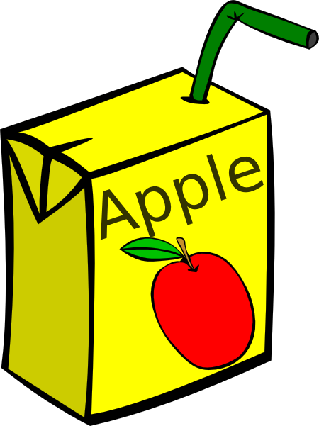 Clipart Of Fruit Juice Apple Box Clip Art At Clker - Clip Art Juice - Free Transparent PNG Clipart Images Download. - Apple Transparent PNG Free Download