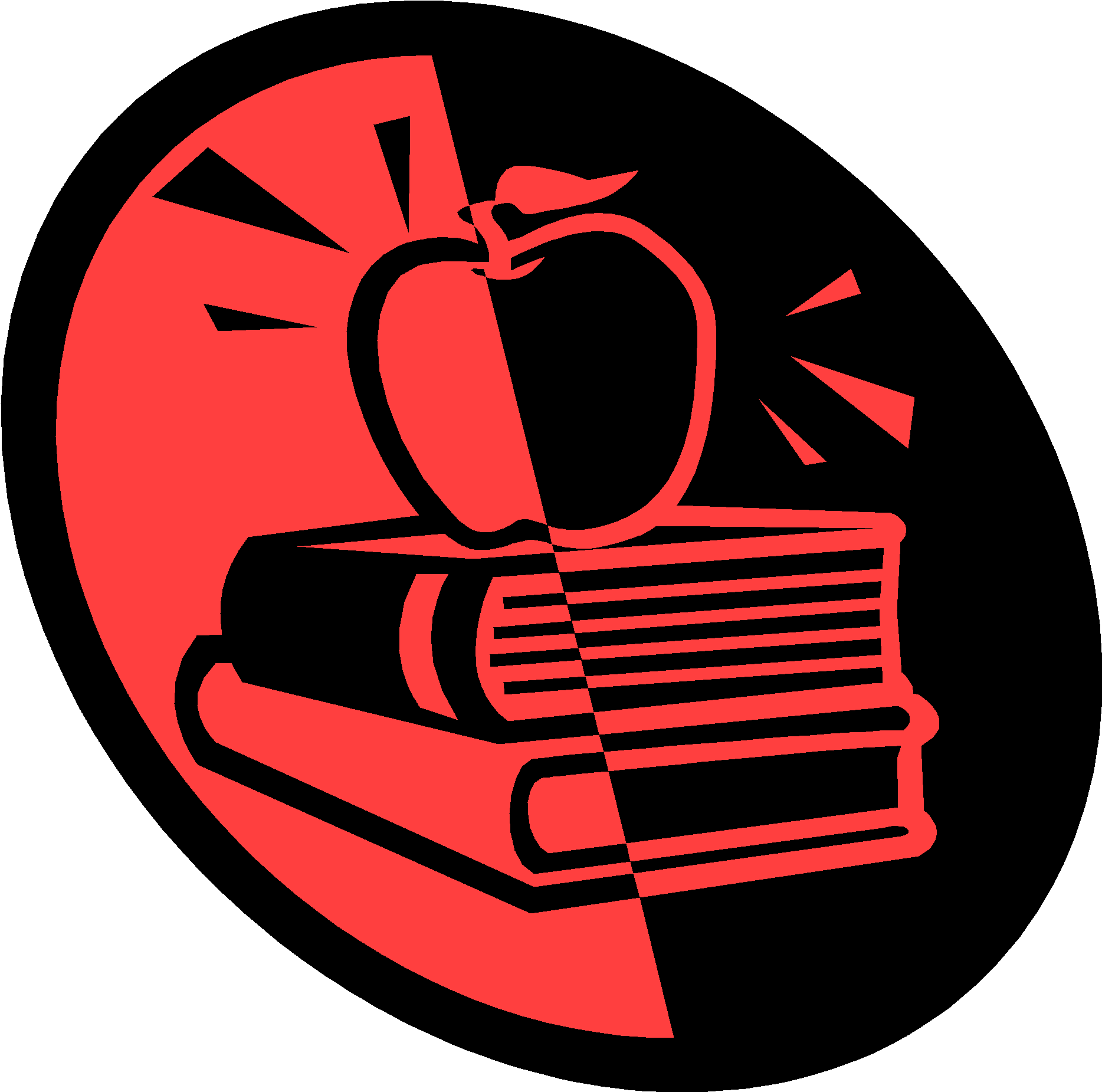 Family Was Finally Reunited In Des Moines, The Earhart - Apple On Top Of Books - Free Transparent PNG Clipart Images Download. - Apple Transparent PNG Free Download