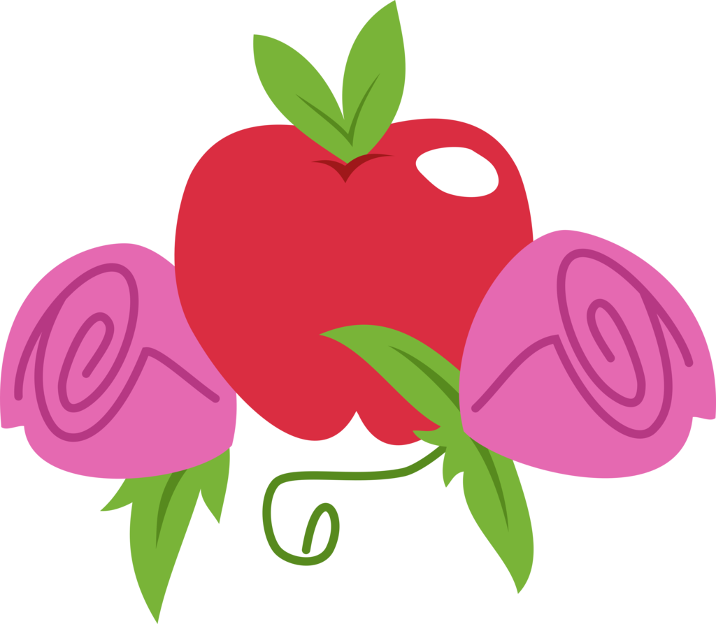 Apple Rose Cutie Mark By Allycatblu Apple Rose Cutie - Apple Cutie Mark - Free Transparent PNG Clipart Images Download. - Apple Transparent PNG Free Download
