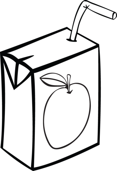 Apple Cider Coloring Pages 358ra Apple Juice Box Clipart - Juice Box Clipart Black And White - Free Transparent PNG Clipart Images Download. - Apple Transparent PNG Free Download