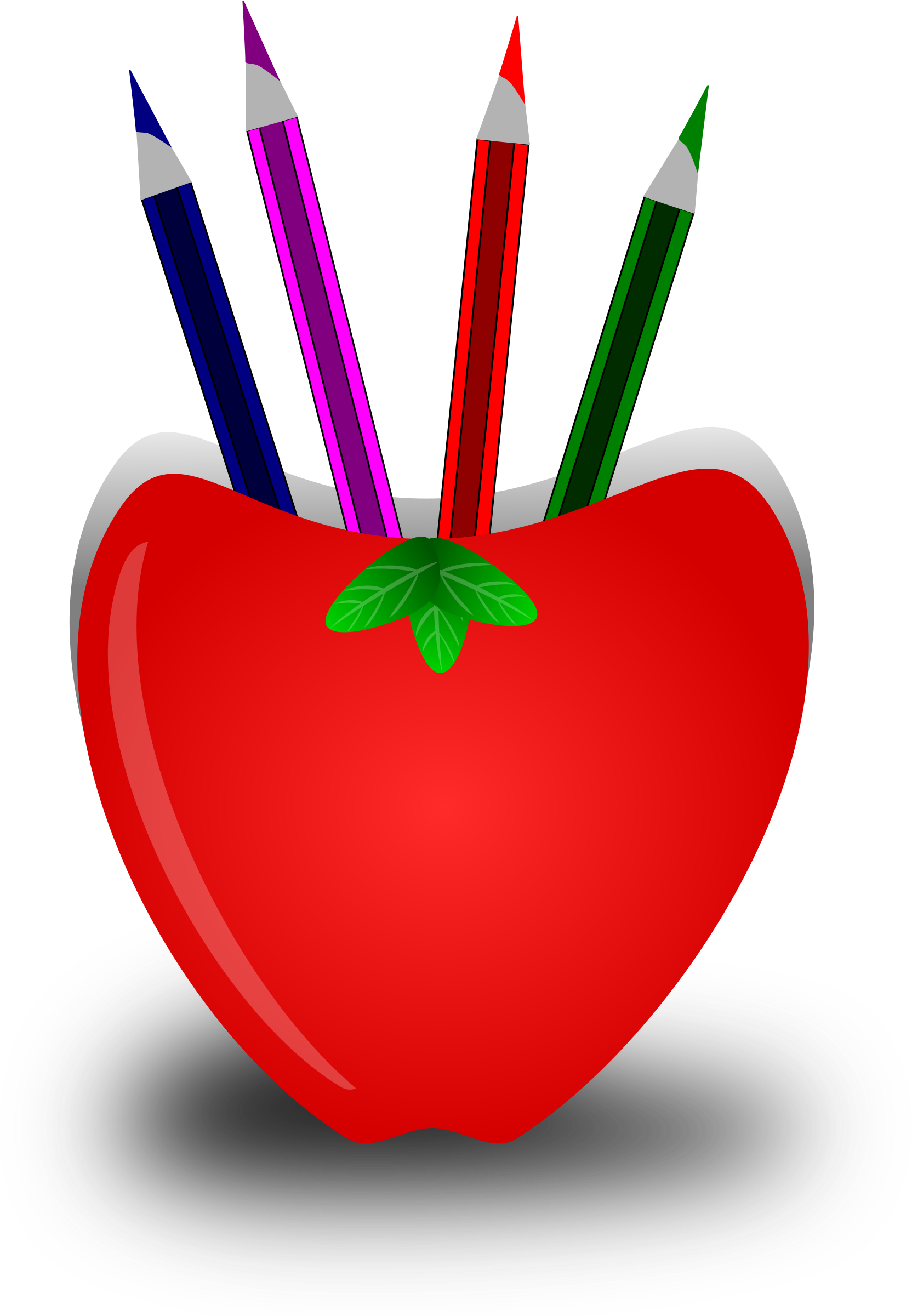 29 Amazing Apple Animated Free - Clipart Of Pen Stand Transparent PNG - 1689x2400 - Free Download on - Apple Transparent PNG Free Download