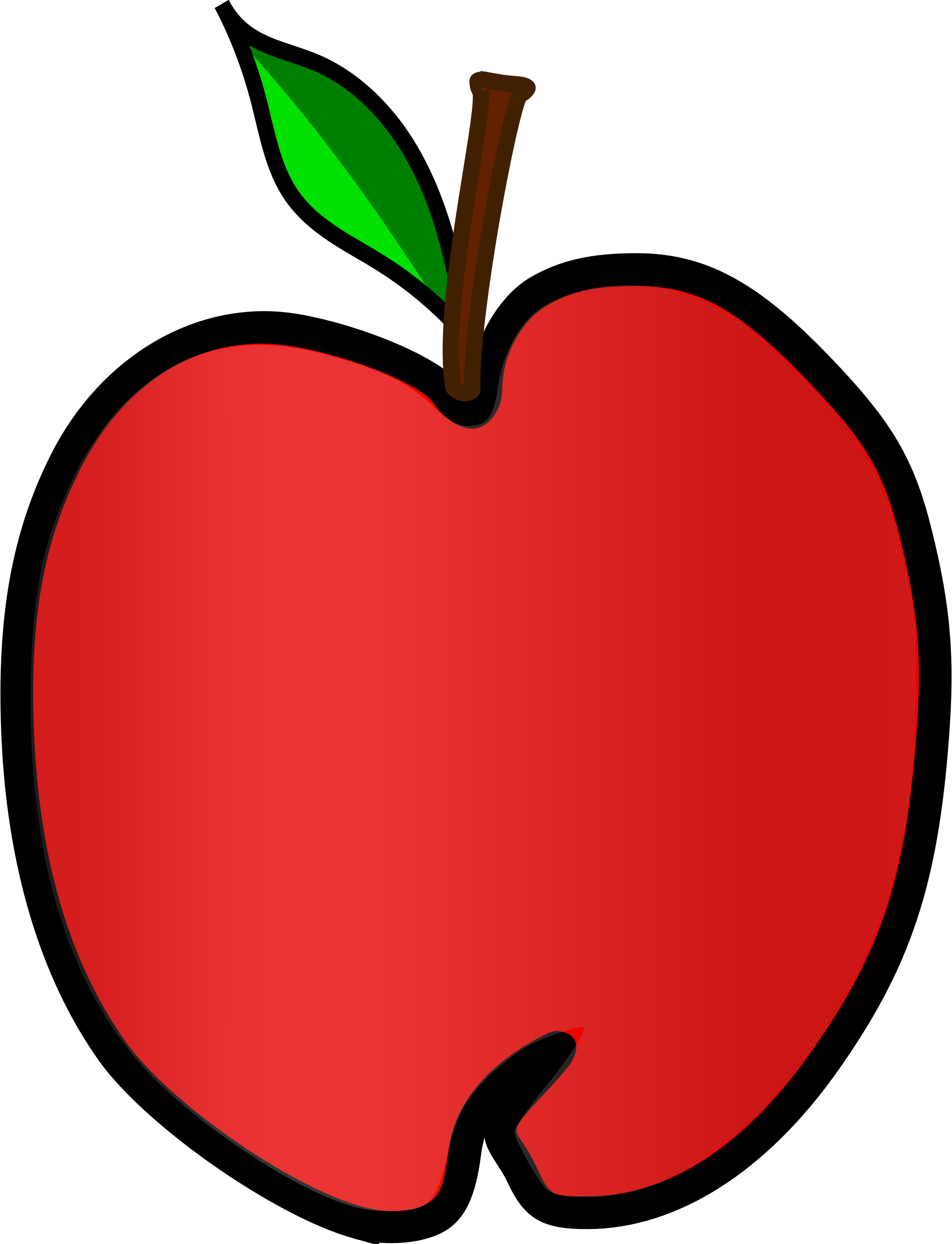 Teacher Apple Clipart - Manzana Png Animado Transparent PNG - 1838x2400 - Free Download on - Apple Transparent PNG Free Download