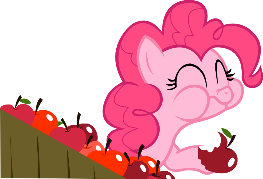 Qtmarx 79 8 Pinkie Apple Pie By Pwahy - Pinkie Pie Eating Apple - Free Transparent PNG Clipart Images Download. - Apple Transparent PNG Free Download