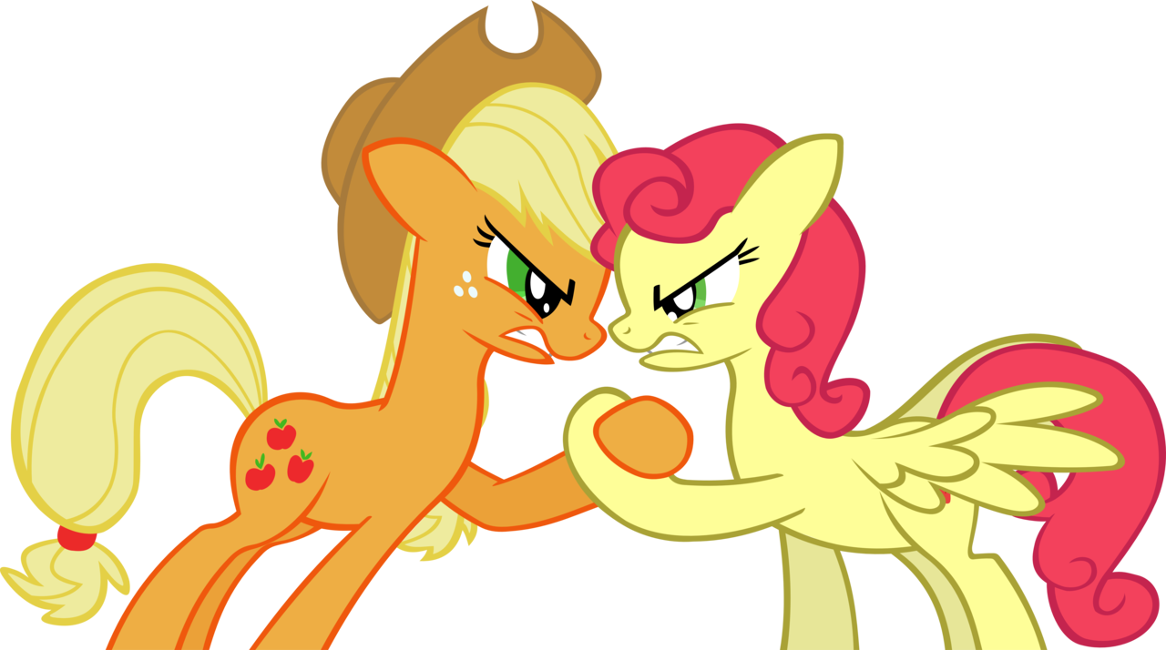 Absurd Res, Angry, Applejack, Arm Wrestling, Artist - Applejack Vs Strawberry Sunrise - Free Transparent PNG Clipart Images Download. - Apple Transparent PNG Free Download