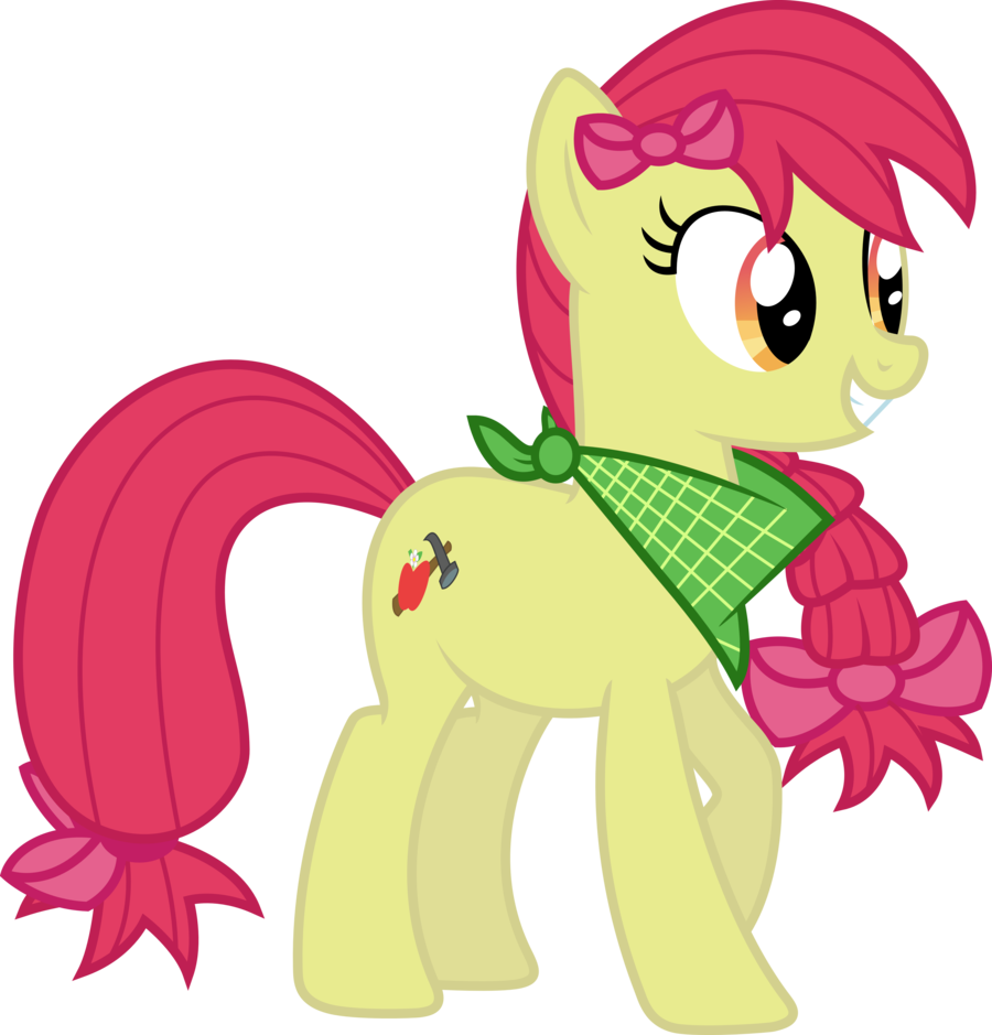 Adult, Apple Bloom, Artist - My Little Pony Cutie Mark Crusaders - Free Transparent PNG Clipart Images Download. - Apple Transparent PNG Free Download
