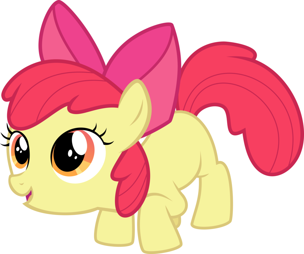 Drawing Graceful My Little Pony Apple Bloom 14 Vector - My Little Pony Apple Bloom Png - Free Transparent PNG Clipart Images Download. - Apple Transparent PNG Free Download