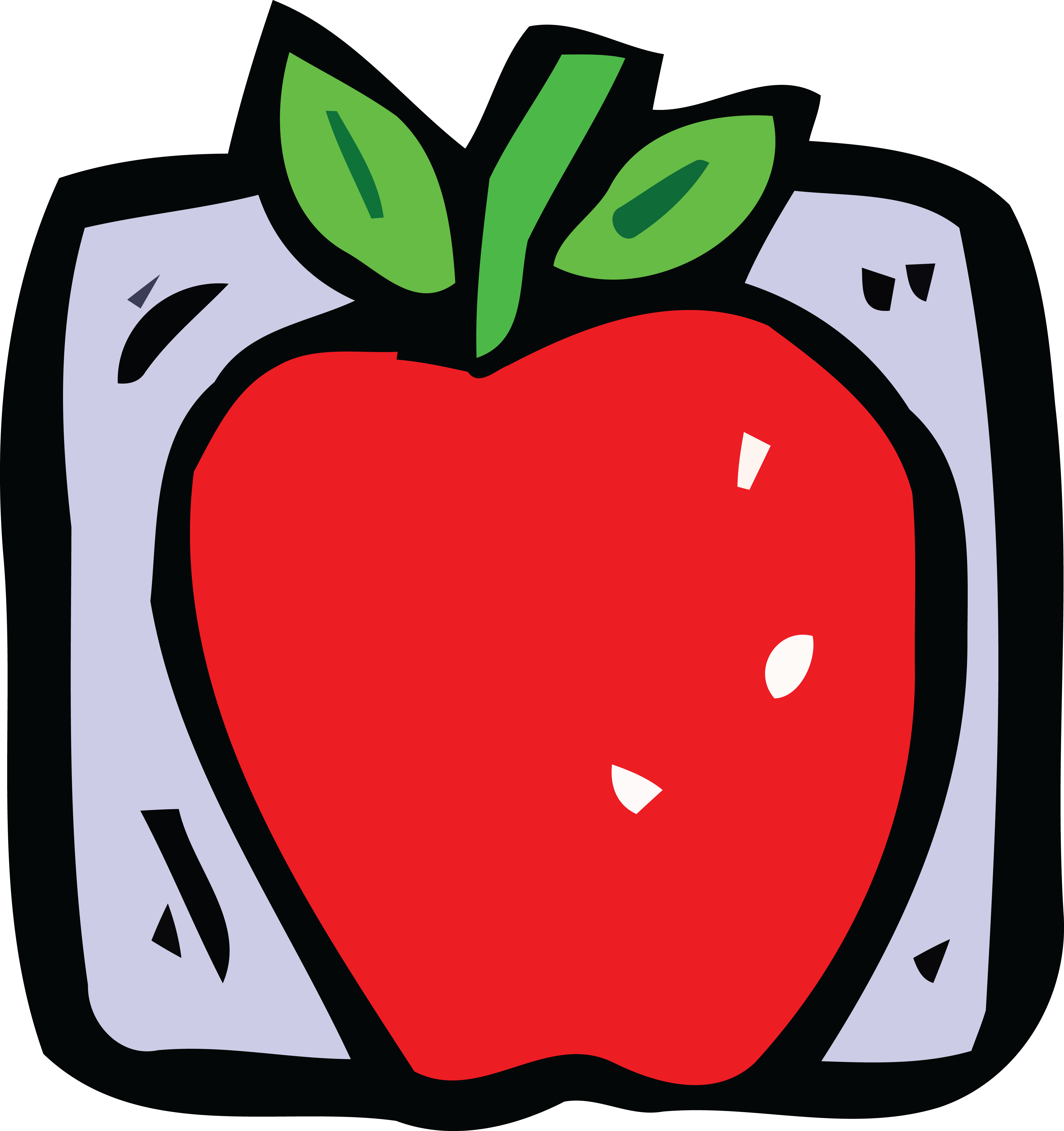 Free Clipart Of A Red Apple - Fresh Apple. Large Tote Bag, Adult Unisex, Natural, - Free Transparent PNG Clipart Images Download. - Apple Transparent PNG Free Download