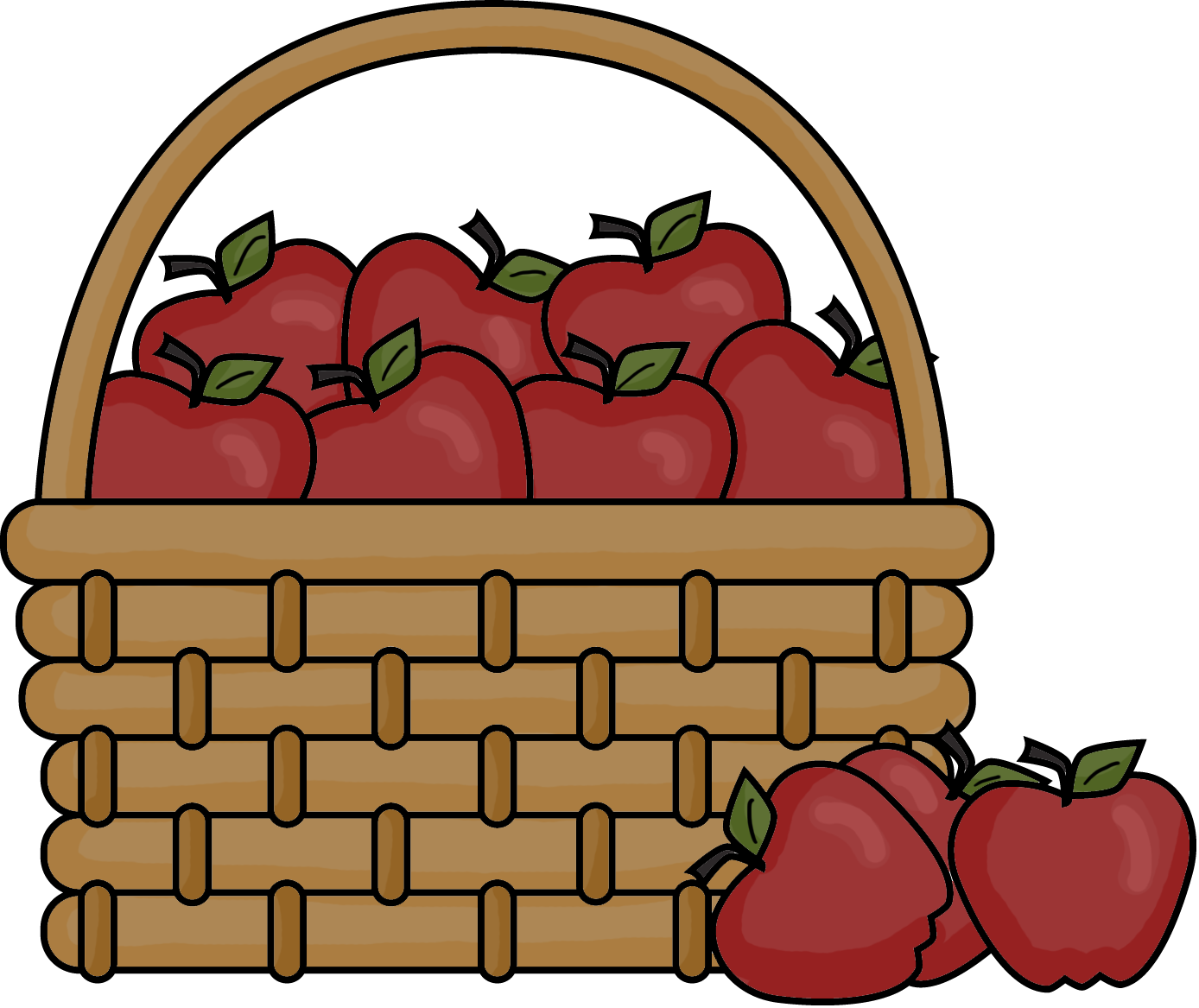 Free Clipart Basket Of Apples Best Apple 21642 Clipartion - Apples In A Basket Clipart - Free Transparent PNG Clipart Images Download. - Apple Transparent PNG Free Download