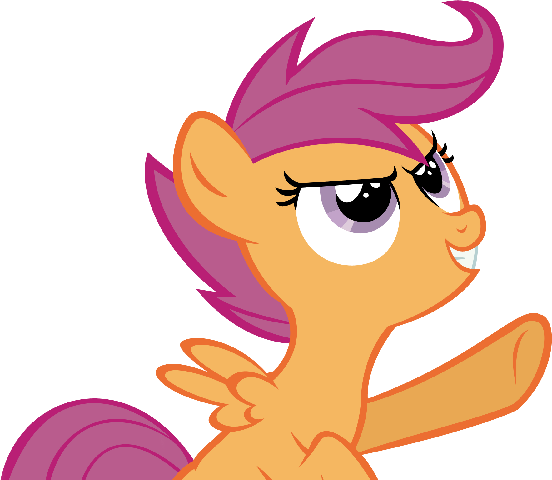 1831x1568, Scootaloo 2 ) - Apple Bloom And Her Friends - Free Transparent PNG Clipart Images Download. - Apple Transparent PNG Free Download
