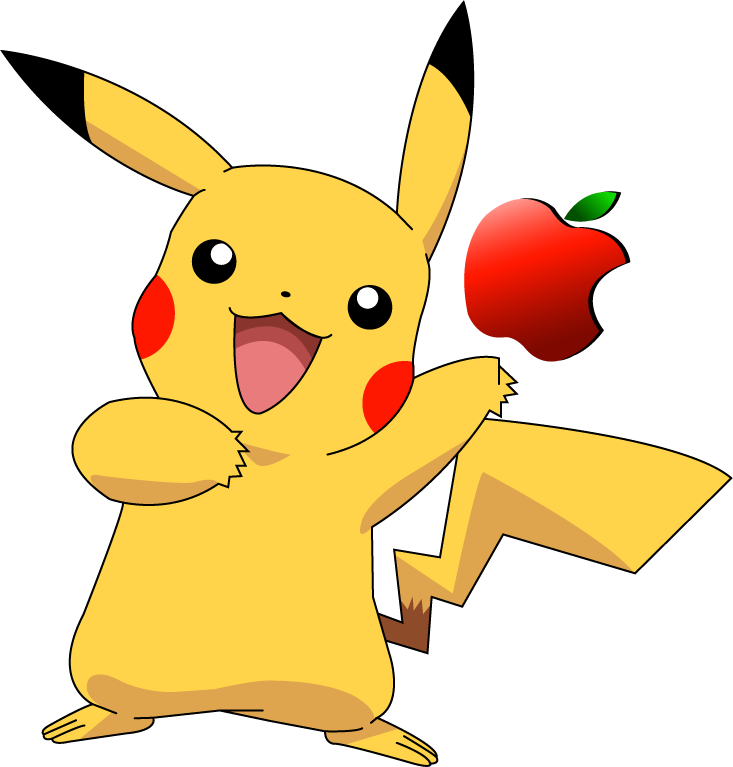 'pokemon Go' To Pump Apple Stock To 150 Steemit - Roommates Rmk2536gm Pokemon Pikachu Peel And Stick - Free Transparent PNG Clipart Images Download. - Apple Transparent PNG Free Download