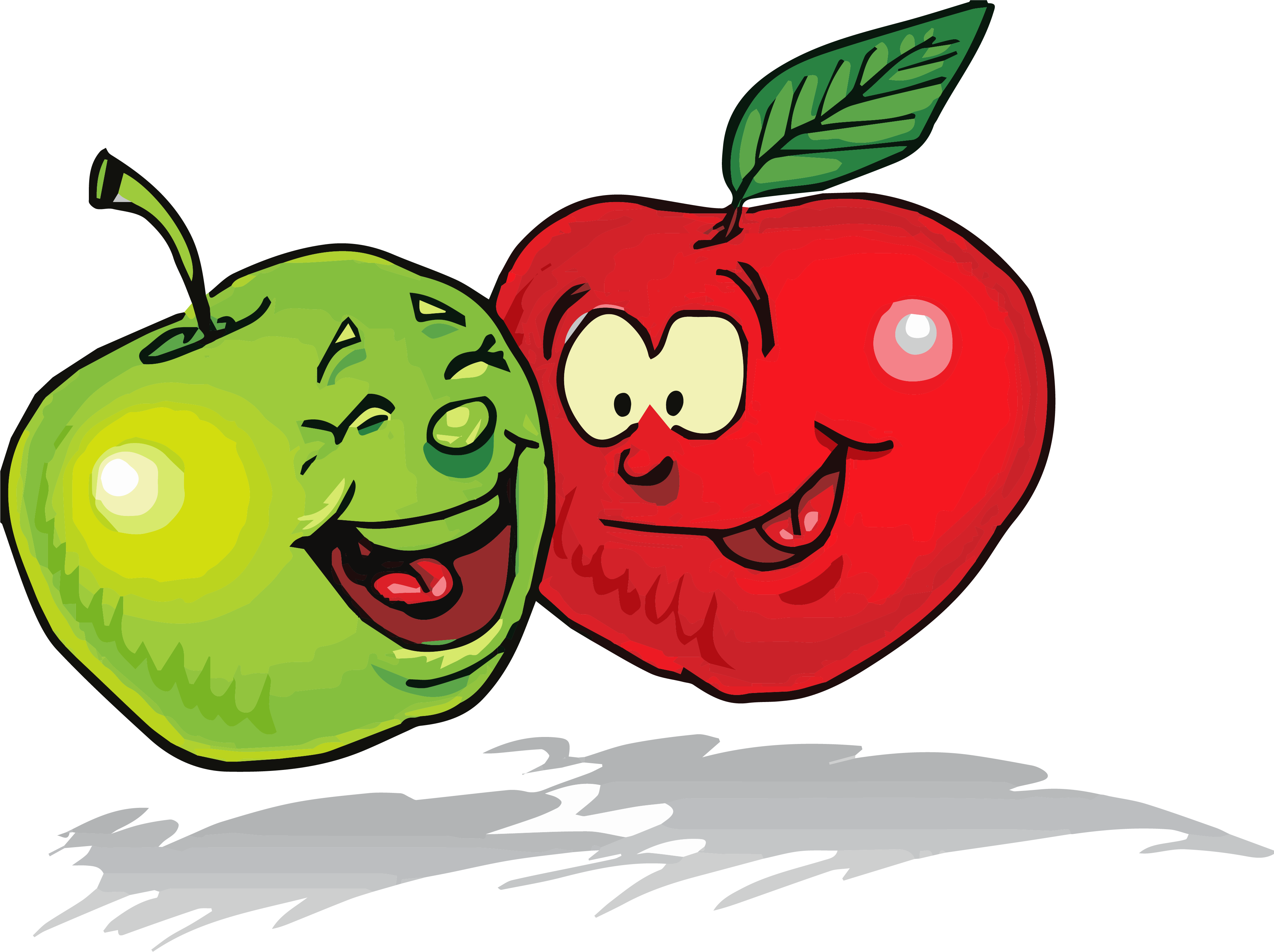 Apple Green Red Clipart Png - Healthy Food Clipart Free - Free Transparent PNG Clipart Images Download. - Apple Transparent PNG Free Download