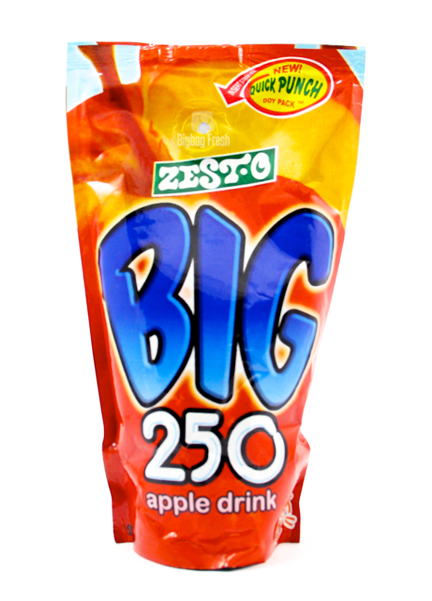 Zesto Big 250 Apple Drink 250ml - Big 250 Juice Apple 250ml - Free Transparent PNG Clipart Images Download. - Apple Transparent PNG Free Download