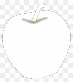 Another Apple Black White Line Art 555px - White Bomb Clipart - Free Transparent PNG Clipart Images Download. - Apple Transparent PNG Free Download